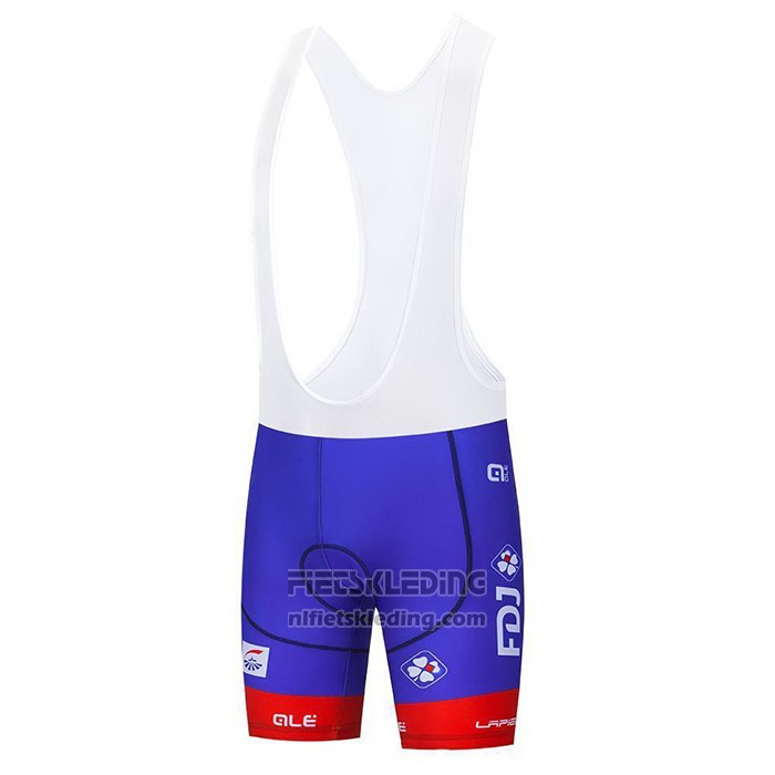 2021 Fietskleding Groupama-FDJ Rood Blauw Wit Korte Mouwen en Koersbroek